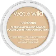 Wet 'n' Wild, Bare Focus, Makeup Clarifying and Finishing Powder, Translucent and Matte for a Flawless Makeup Base, Long-Lasting, with Hyaluronic Acid and Vitamin E, for Light/Medium Skin Tones
