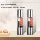 Adjustable Thickness Spice Mill Pepper Crusher Grinder with Bottle Mouth Double