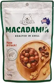 Quokkies Macadamia Roasted in Shell 120g