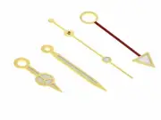 WATCH HANDS FOR ROLEX MOVEMENT 1530-1570 GMT 1665, 1670, 1675 16750 WATCH GOLD