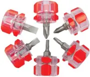 Performance Tool 1420 6Pc Mini Stubby Screwdriver Set