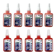 Thread Locking Adhesive 50g Blue Red Medium & High Strength Set 5 Bottles