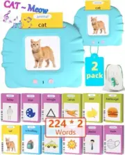 448 Words Talking Flash Cards for Toddlers, Learning Montessori Toys for...