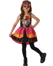 Day of the Dead Sugar Skull Girls Costume