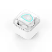 M19 Mini Single bluetooth Earphone Wireless Music Earbusds With Charging Case for Mobile Phones WHITE COLOR
