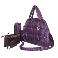在飛比找蝦皮商城優惠-HAPPY B+B 時尚B媽媽空氣包/尿布墊保溫袋-紫 B 