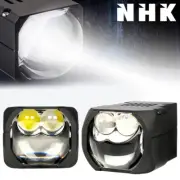 NHK Laser Mini Headlight 1.5'' Bi LED Projector Len Car&Motor Retrofit Universal