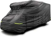 Maypole Motorhome Cover 6.5-7M or 21-22ft 4-Ply Breathable Water Resistant, Dark Grey
