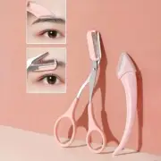 2Pcs Eyebrow Scissors with Comb,Professional Precision Eyebrow Trimmer Set.