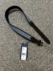 Vineyard Vines Classic Canvas Whale Club Belt Size 28 Blue Monogram