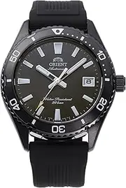 [ORIENT] Mako Automatic Black Dial Rubber Strap Men’s Watch RA-AC0Q10N30B