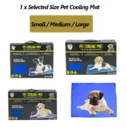Pet Dog Cooling Mat Gel Puppy Summer Bed Self Cooling Pad Resistant 3 Sizes