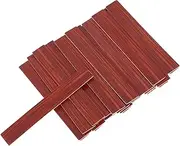20pcs Scale Realistic Wood Grain for Miniature Homes Easy to Install Durable Flooring for Dollhouse and Model Environments
