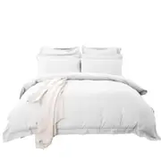 White Tailored 1000TC Duvet Doona Cover Set Various Size