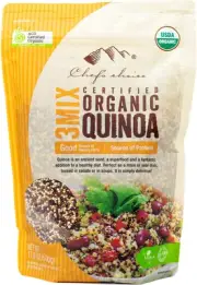 Chef'S Choice 3 Coloured Mix Organic Quinoa, 500 G