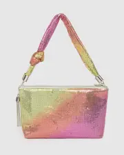 Multi Colour Amelia Chain Mail Shoulder Bag