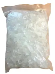 NetZero Fire .5" to 1" Clear Iceberg Fireplace Glass Chips - (3752) 6 Lbs