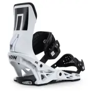 NOW Select Pro Snowboard Bindings, White, Large, New With Tags