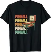 VidiAmazing Pinball Machine | Retro 80's Arcade Game Player ds1266 T-Shirt