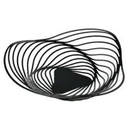 NEW Alessi Trinity Fruit Bowl Large Black