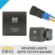 REVERSE LIGHTS Blue LED Push Switch - Suit Toyota Square Landcruiser Prado 22mm (for: Toyota)