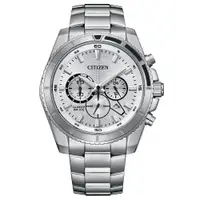 在飛比找PChome24h購物優惠-CITIZEN 星辰 Chronograph 經典石英三眼計