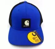 Carhartt Force Flexfit 110 Mens One Size Blue Black Snapback Trucker Cap Hat