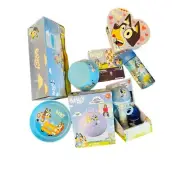 Bluey Valentines throw 50 by 70 pool party bundle/ lots of goodies