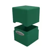Ultra PRO Satin Cube Deck Box Card Storage Case 100+ Standard Commander Green