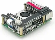 ElectroCookie PCIe to M.2 NVMe SSD HAT Board for Raspberry Pi 5 – Supports Key-M 2230 & 2242 SSD Sizes (ECR5_SSDS)