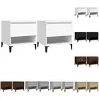1/2x Side Tables Engineered Wood Sofa Table Lamp Stand Multi Colours vidaXL