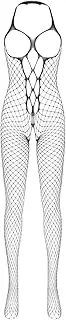 [GRRKDFQ] Women's Lingerie & Underwear Hollow Out Netted Crotchless Open Cups Lingerie
