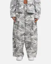 [LOITER] Loiter Combat Cargo Pants Snow Camo - Size 30 30 Snow Camo