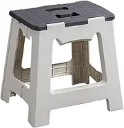 Step Stool – ABS Compact Folding Stool Design | Folding Step Stool with Anti-Slip | Foldable Step Stol Ideal for Kitchen, Bathroom, Closets & Easy Access to High Places