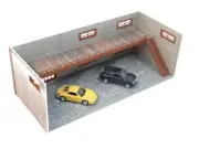 Model cars display 1:60-1:64 scale Two-floors auto service garage Diorama kit