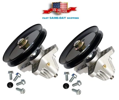 2 Spindle Assembly 46" For MTD Cub Cadet LT4600 LT-4600 46" Deck For Craftsman