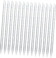 NULYLU 100pcs Reusable Cuticle Pusher Sticks Manicure Pedicure Nail Care Tool Set Soft Plastic Cuticle Stick Remover Cleaner