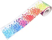 HOODANCOS 1 Roll Dot Bulletin Board Border Decals Removable Trim for Blackboard Classroom Decor for Festivals