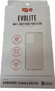 Clear Tech 21 Evolite Samsung Galaxy A52 5G Case, Christmas, Birthday