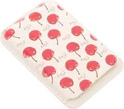 ARTSEWPLY Magnetic Card Sleeve Cards Wallet Card Case Printed with Cherry Compatible for Iphone15