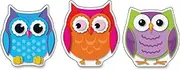 Colorful Owls: Colorful Cut-Outs