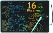 16 inch LCD Writing Tablet for Kids 14"W x 9.1"H, Blue