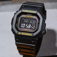 在飛比找PChome24h購物優惠-CASIO 卡西歐 G-SHOCK 黑黃配色系列 方形電子手