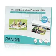 Laminating Sheets, 600 Pack Thermal Laminator Pouches Holds 8.5 x 11 Inch, 3