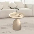 Small Round Side End Table Coffee Table Modern Stable Structure Small Furniture