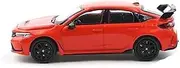 1:64 for Civic Typer (FL5) S2-01 Red Alloy Simulation Model Car