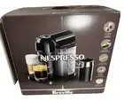 Nespresso Breville Vertuo Chrome Single Serve Brewer Coffee & Espresso Maker F/S