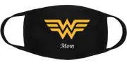 Wonderwoman mom - Face Mask Cover Fashion 3 Layers Custom Made in US