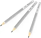 (MIXED PACK OF 4) Faber Castell GRIP 2001 Ergonomic Triangular Pencils 2B B HB H