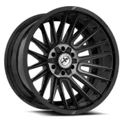 17x9 XF Off-Road XF-234 Gloss Black & Brushed DDT Wheel 6x135/6x5.5 (0mm)